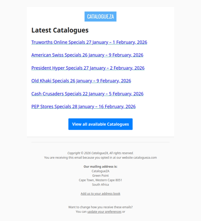 Latest Specials & Catalogues - 30.01.2026