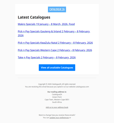 Latest Specials & Catalogues - 02.02.2026