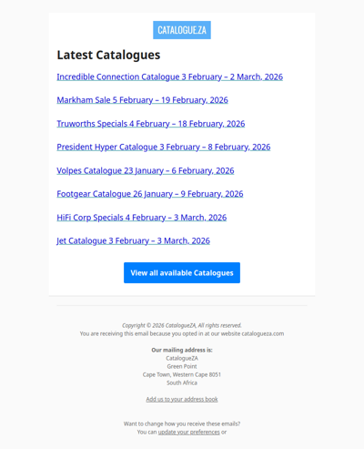 Latest Specials & Catalogues - 06.02.2026