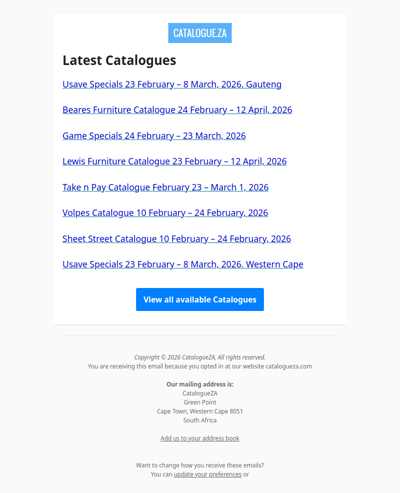 Latest Specials & Catalogues - 25.02.2026