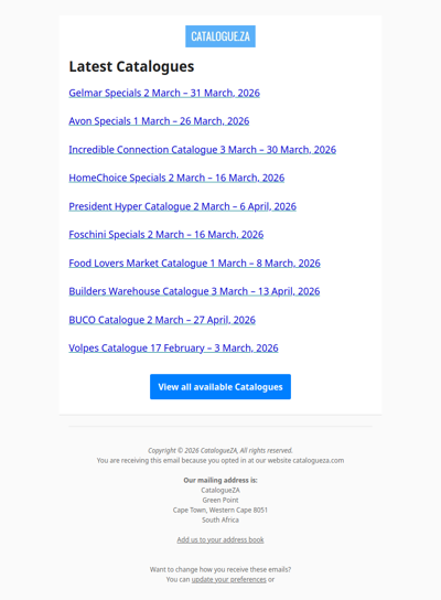 Latest Specials & Catalogues - 04.03.2026