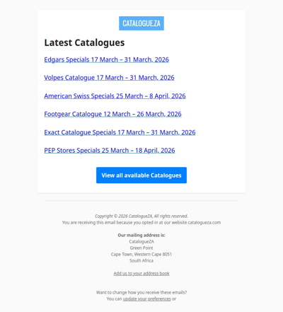 Latest Specials & Catalogues - 27.03.2026