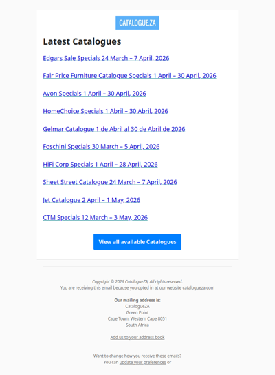 Latest Specials & Catalogues - 03.04.2026