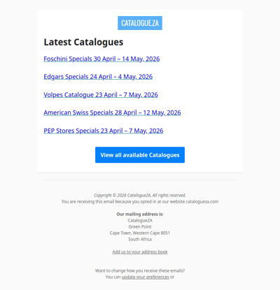 Latest Specials & Catalogues - 01.05.2026