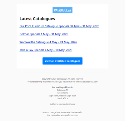 Latest Specials & Catalogues - 04.05.2026
