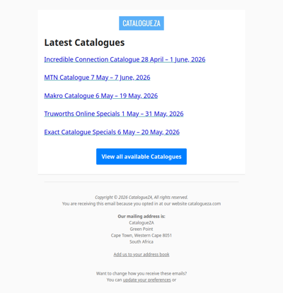 Latest Specials & Catalogues - 08.05.2026