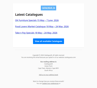 Latest Specials & Catalogues - 18.05.2026