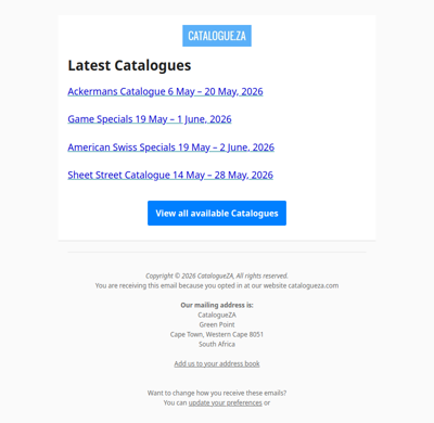 Latest Specials & Catalogues - 20.05.2026