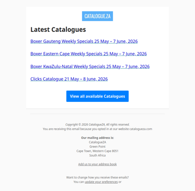 Latest Specials & Catalogues - 26.05.2026