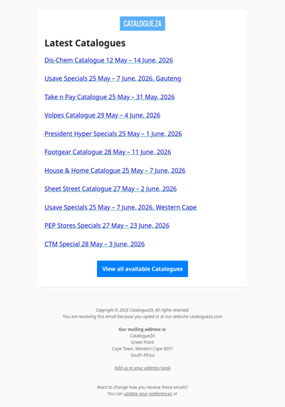 Latest Specials & Catalogues - 30.05.2026