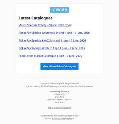 Latest Specials & Catalogues - 01.06.2026