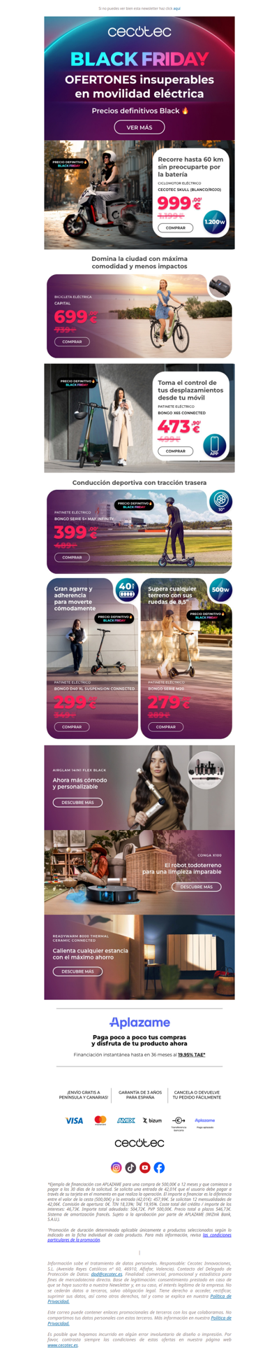 BLACK FRIDAY: precios eléctricos que vuelan 🔋🛴