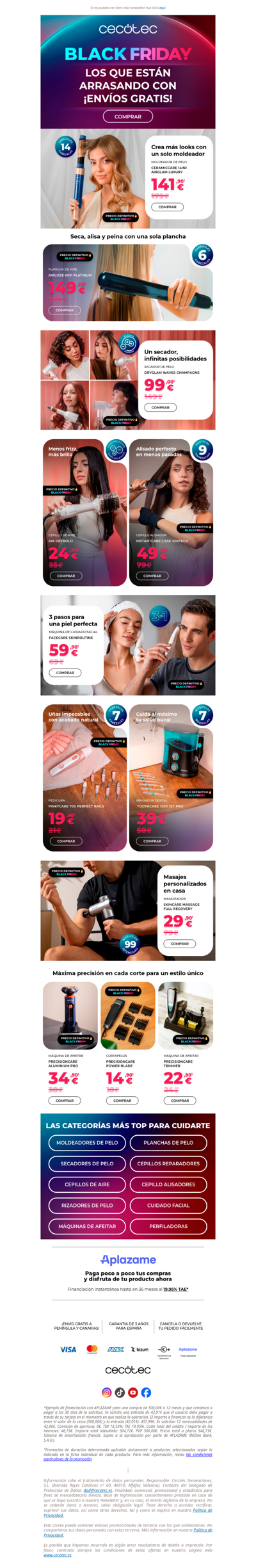 BLACK FRIDAY ✨ Belleza y cuidado al instante