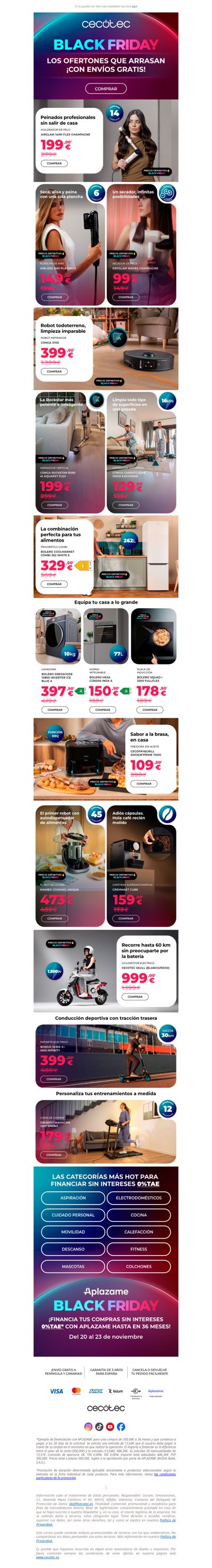 BLACK FRIDAY 🔥 Ofertones que arrasan a 0%TAE*