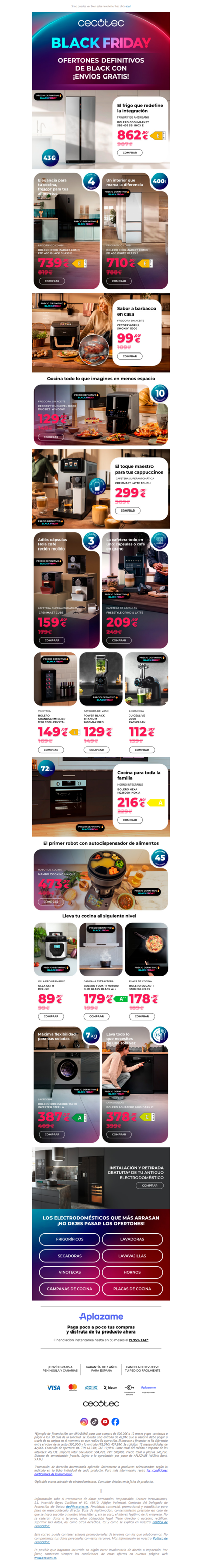 🔥 Tu cocina renovada, a precios BLACK FRIDAY