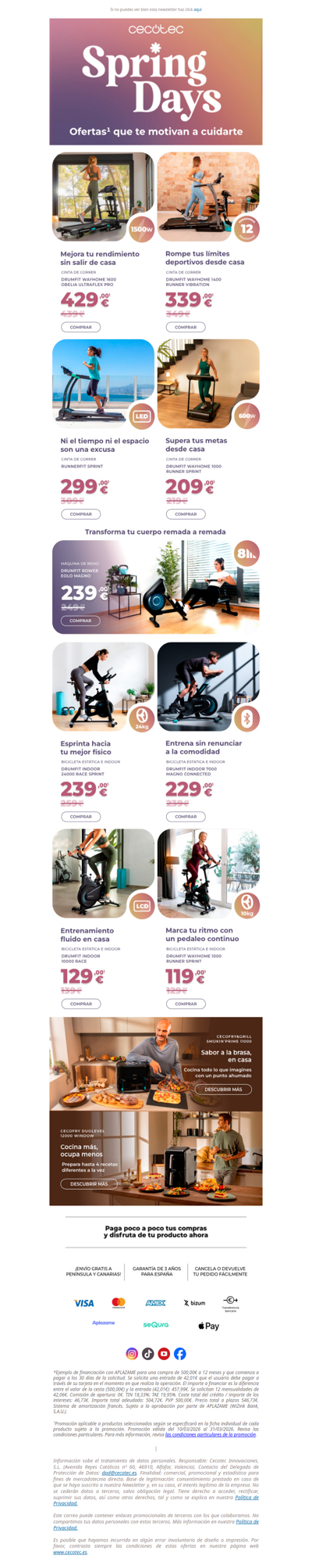 💥🏃‍♀️ Descuentazos TOP que te ponen en movimiento