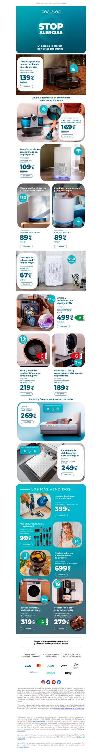 ADIÓS alergias con estos productos TOP 🌿