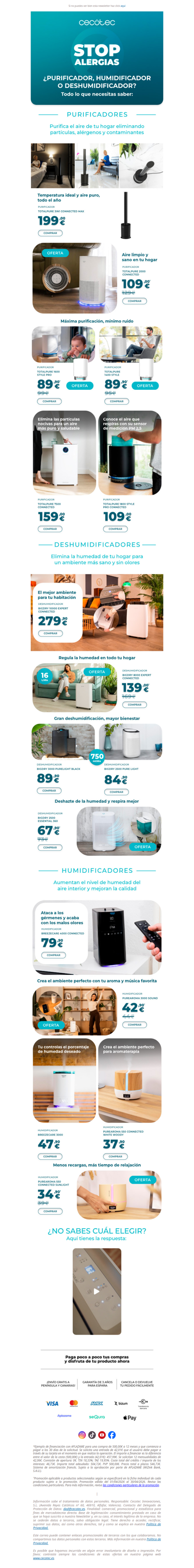 STOP alergias: elige bien y respira mejor 🤧