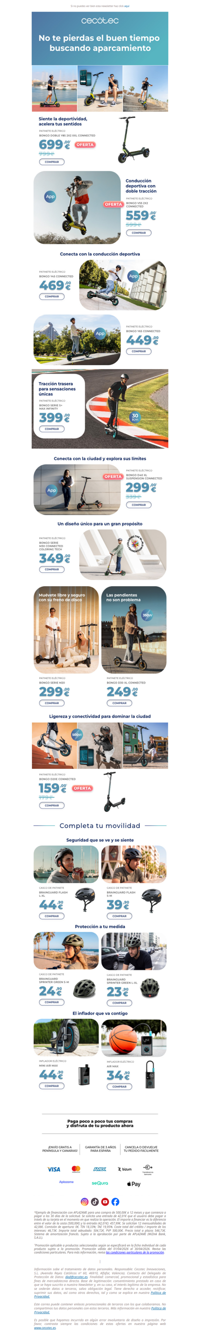 ☀️🛴 Muévete sin límites (y sin aparcar) esta primavera