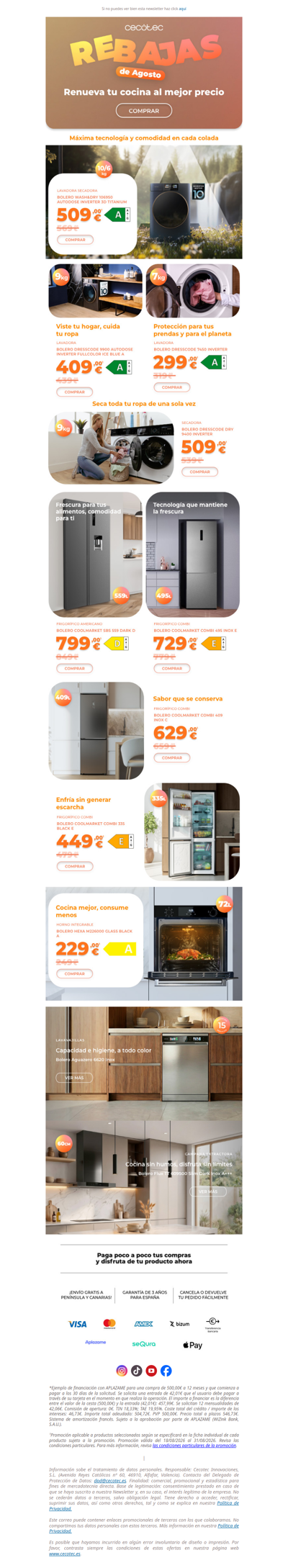 Renueva tu cocina con SUPER PRECIOS 🔥​