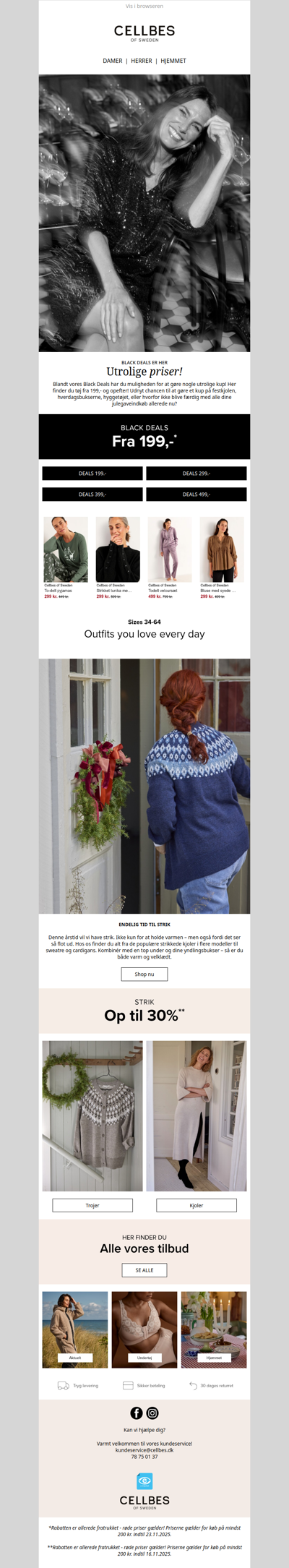 Black Deals: Shop tøj fra 199,-