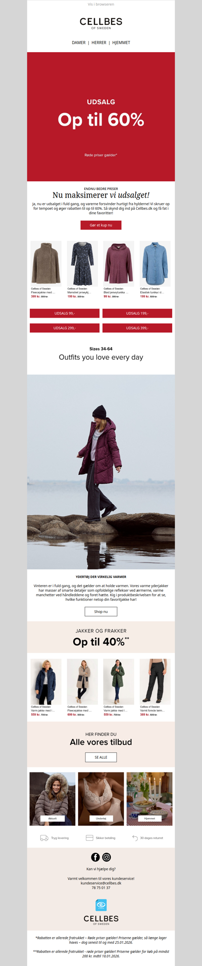Nu maksimerer vi udsalget! Op til 60% rabat