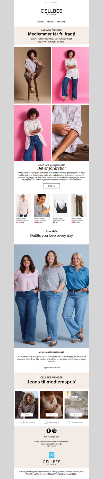 Forårsnyheder, du ikke vil gå glip af + Fri fragt