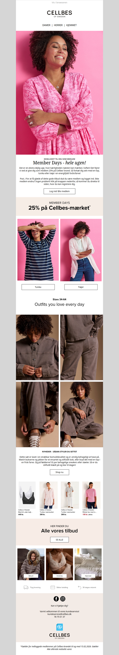 Member Days: 25% på Cellbes brand!