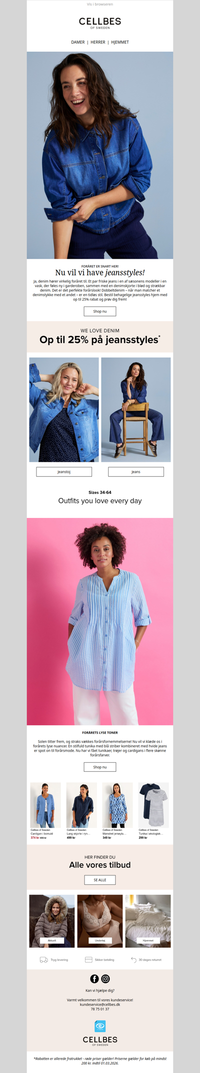 We love Denim: Op til 25% på jeansstyles