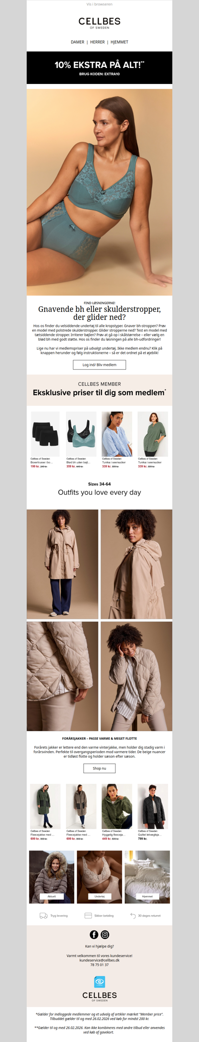 Eksklusive priser til dig som medlem + 10% ekstra på alt!