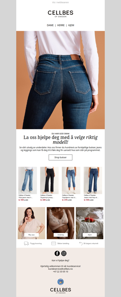 Leter du etter din neste bukse?