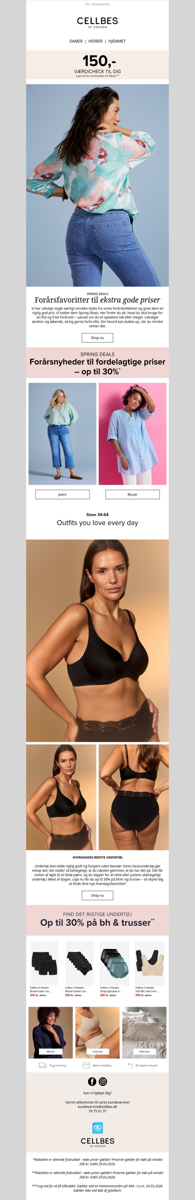 150,- i værdicheck til dig!