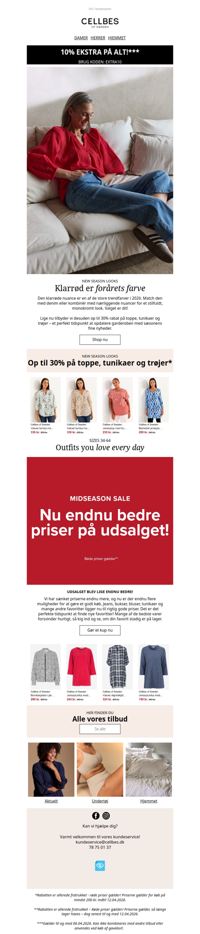 Forårets tunikaer: Fra 199,- + 10% ekstra på alt!