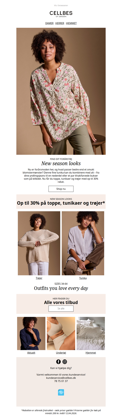 Forårets tunikaer: Op til 30%