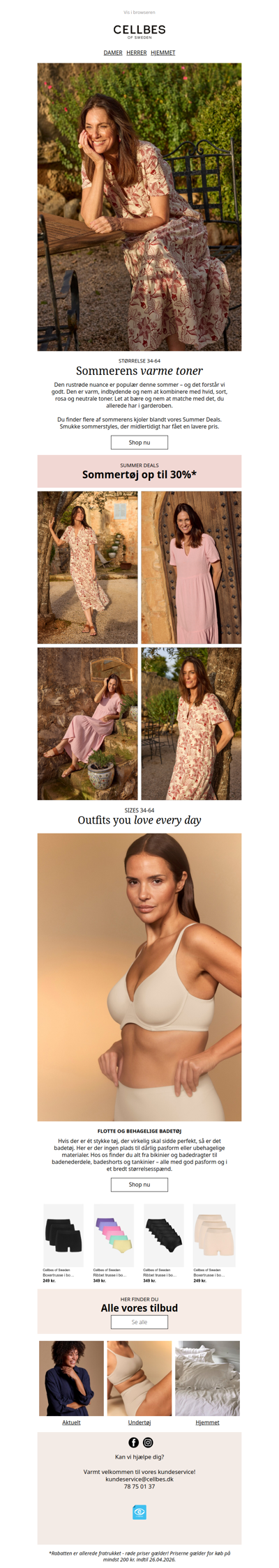 Op til 30% på sommerens kjoler