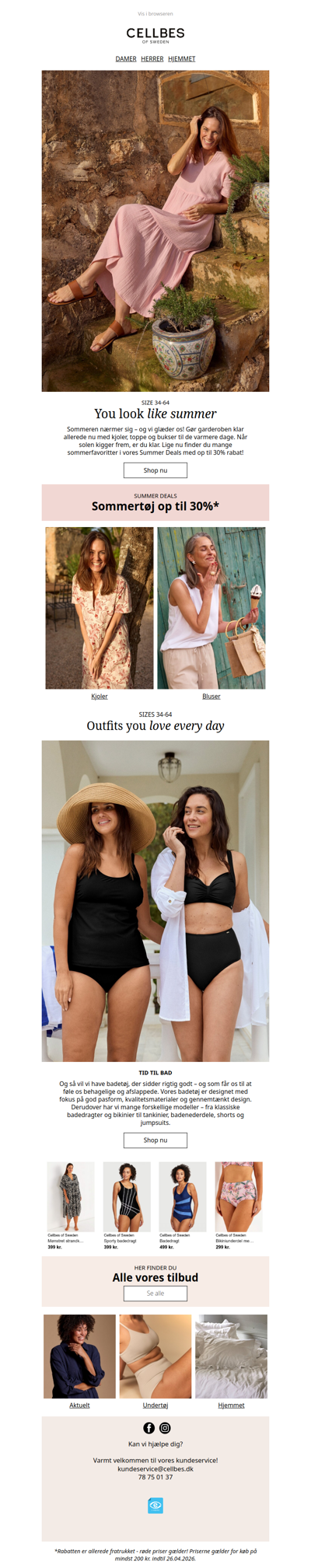 Sommertøj op til 30%