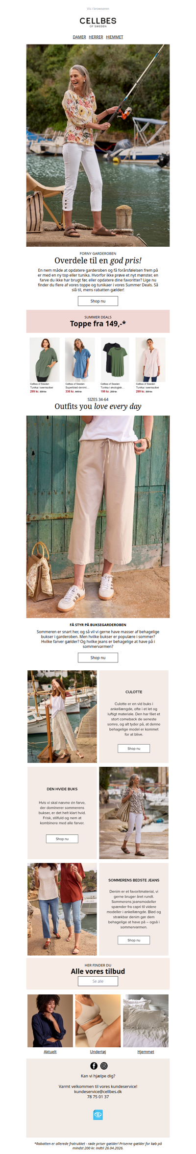 Summer Deals: Toppe fra 149,-