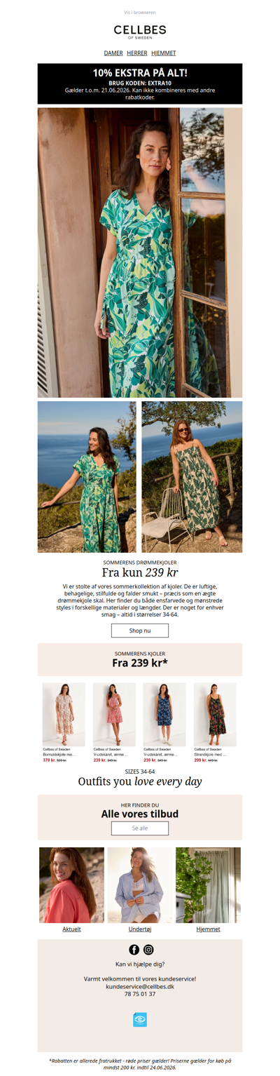 Sommerens drømmekjoler fra 239 kr