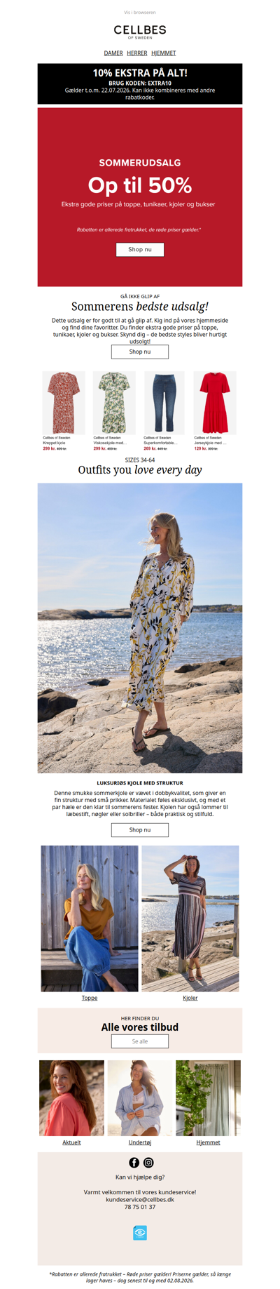 Toppe fra 99 kr + 10 % ekstra på alt med koden EXTRA10