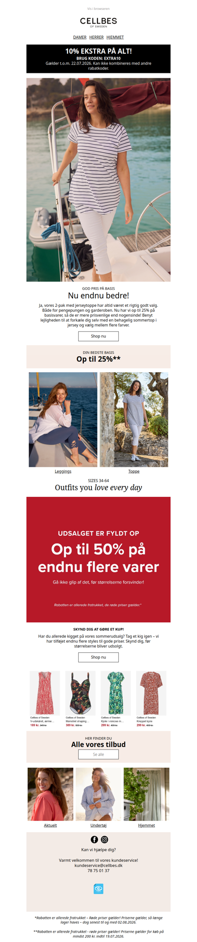 Skynd dig! Op til 50% rabat + 10% ekstra på alt med koden EXTRA10