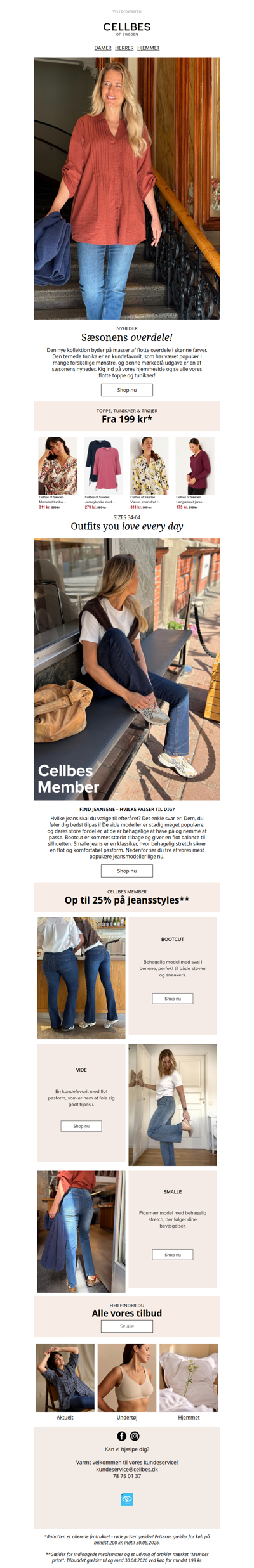 Sæsonens overdele: Fra 199 kr