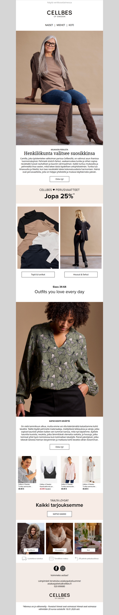 Mukavin perusta: Jopa 25 %