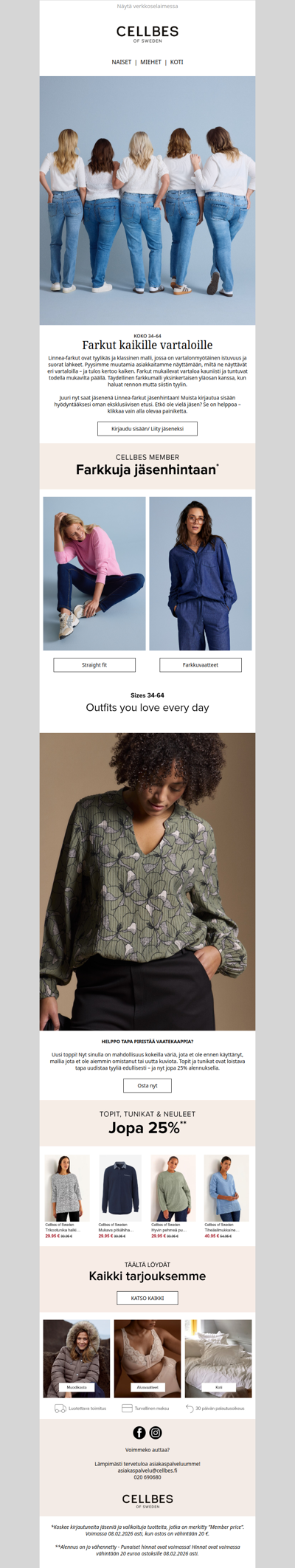 Farkkuja jäsenhintaan!