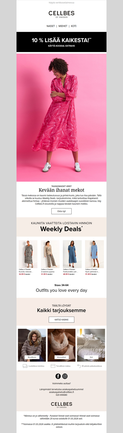 Kevään mekot ovat täällä!