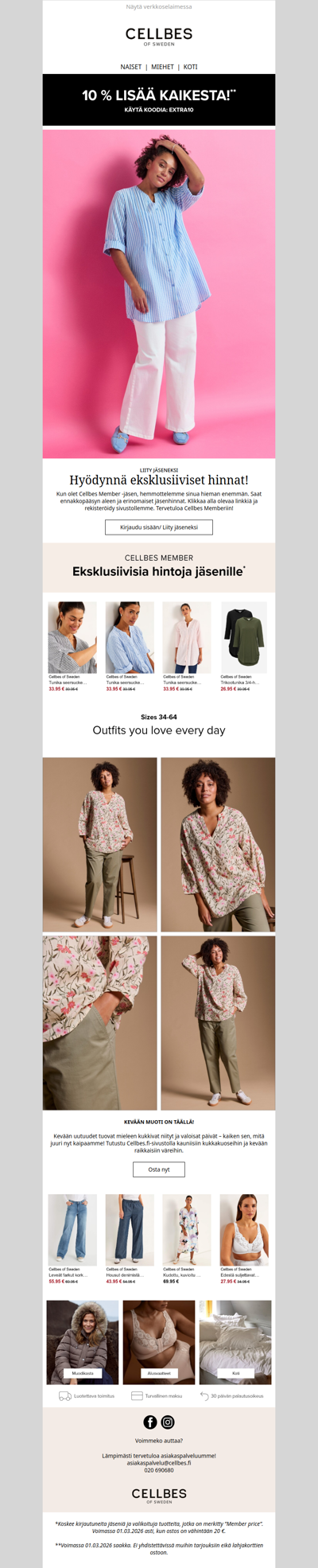 Eksklusiivisia hintoja: Vain jäsenille!