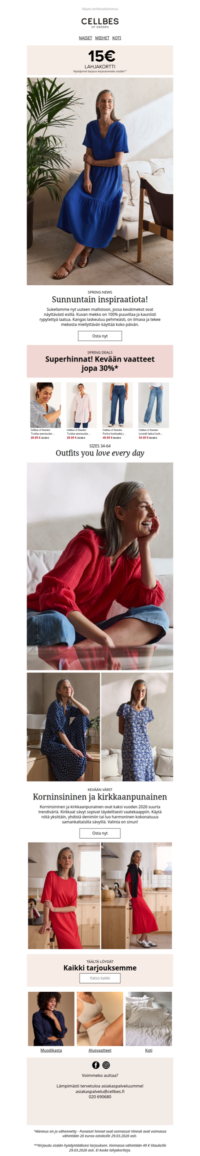 Viimeinen mahdollisuus! Käytä 15 € arvosetelisi