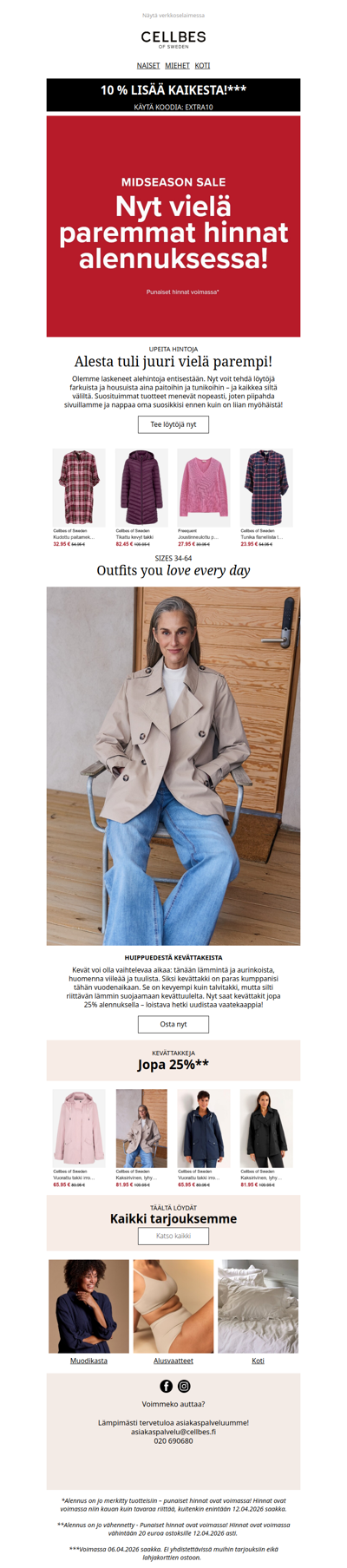 Midseason sale: Nyt vielä paremmat hinnat alennuksessa!