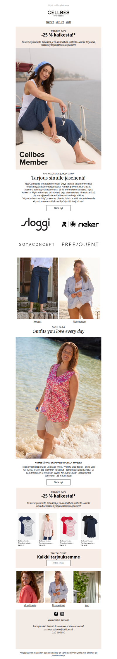 Member Days: -25 % KAIKESTA!