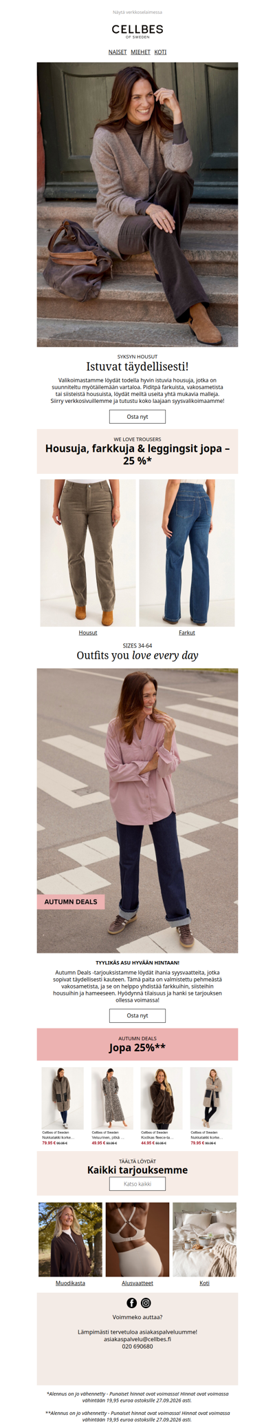 Hyödynnä syksyn tarjoukset!