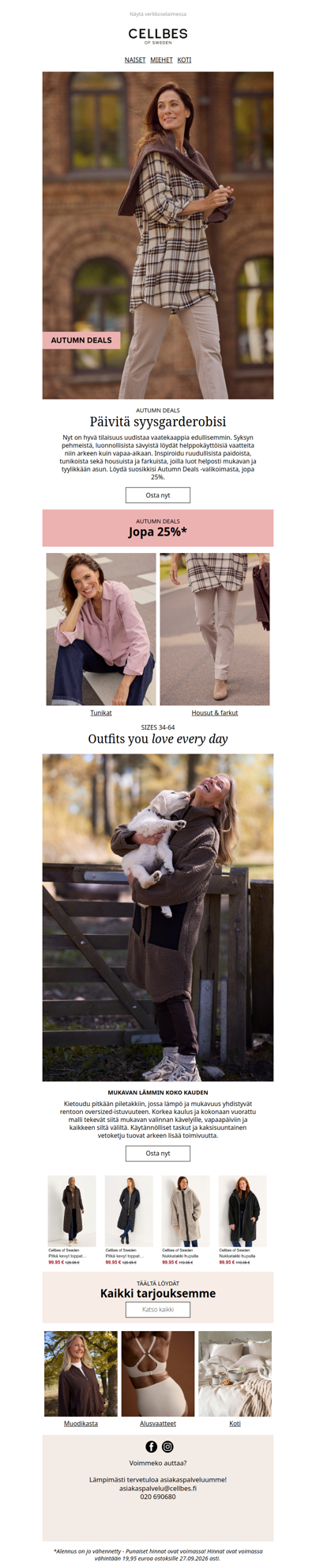 Autumn Deals: Jopa 25%